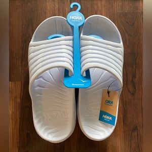 Hoka White Ora Recovery Slide